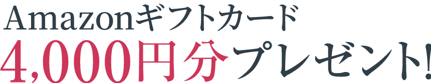 Amazonギフト券 4,000円分