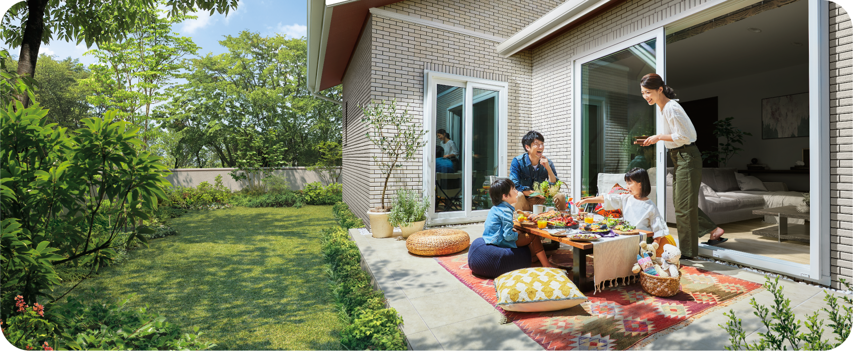 共働き家族の住まいのイメージ