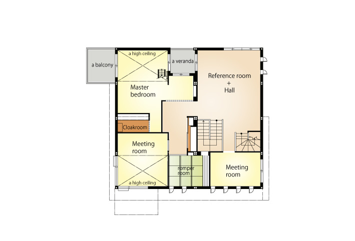 2F 間取り図