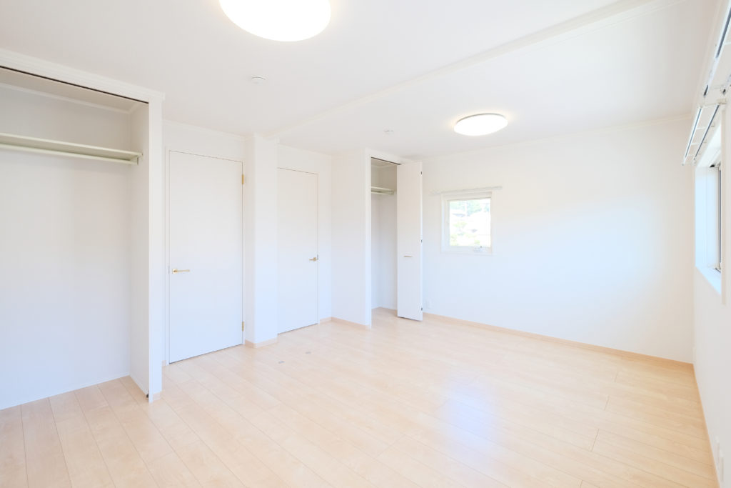 お子様が小さいうちは広い部屋で過ごせます。