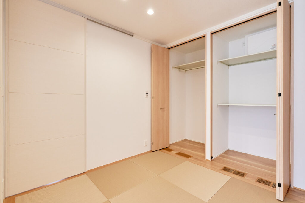 LDKと畳ルームがつながりフレキシブルに使えます！