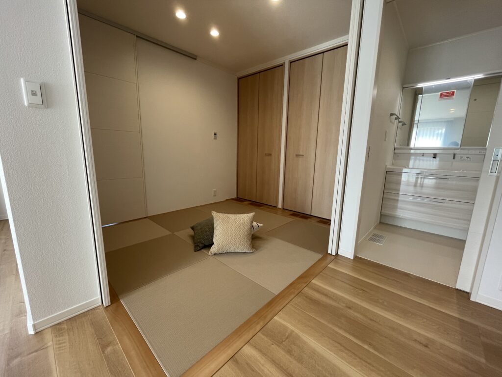 LDKと畳ルームがつながりフレキシブルに使えます！