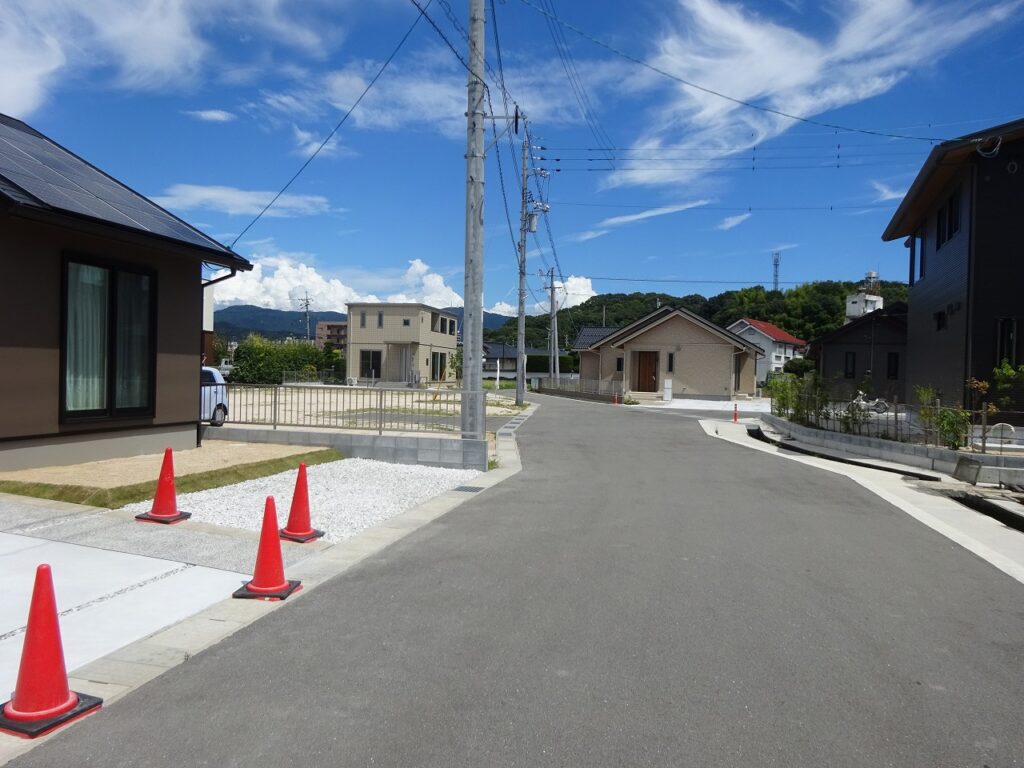 分譲地街並み写真