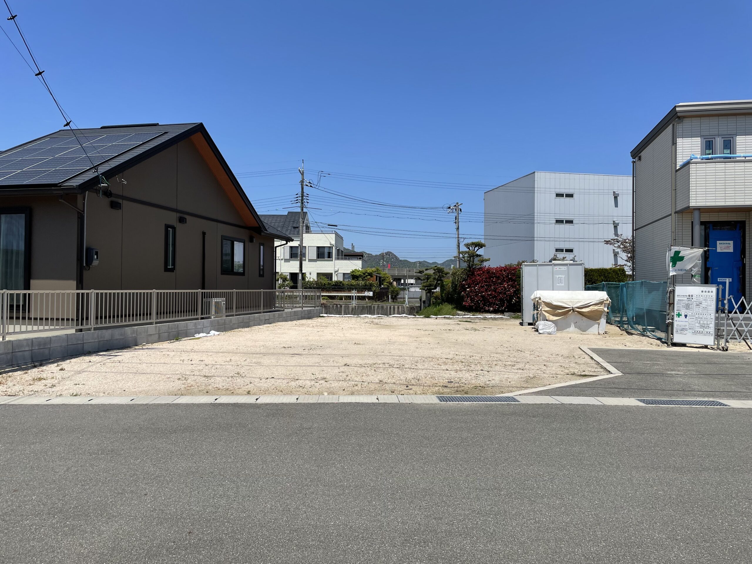 安心安全のセキスイハイムの分譲地です。