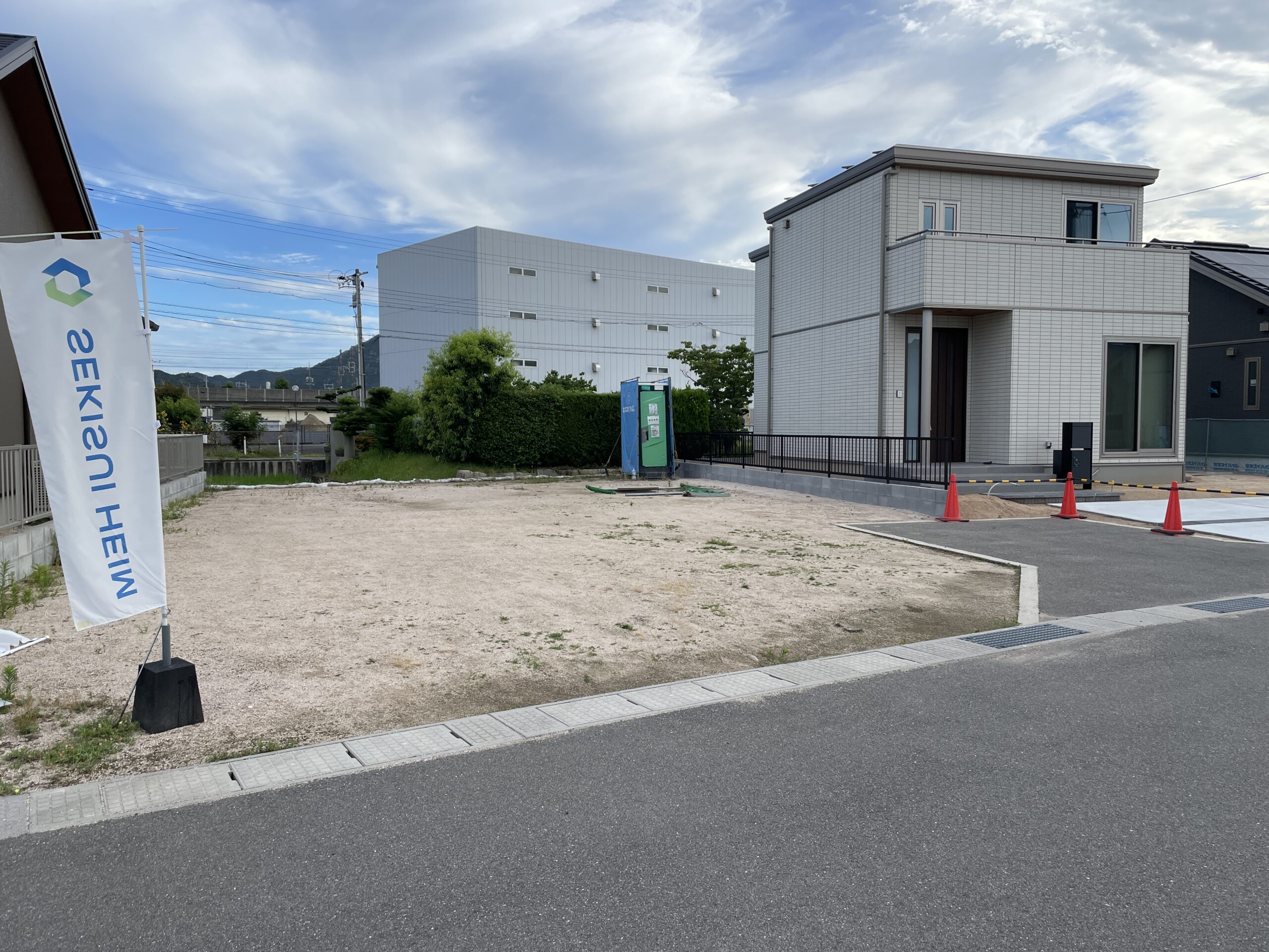 安心安全のセキスイハイムの分譲地です。