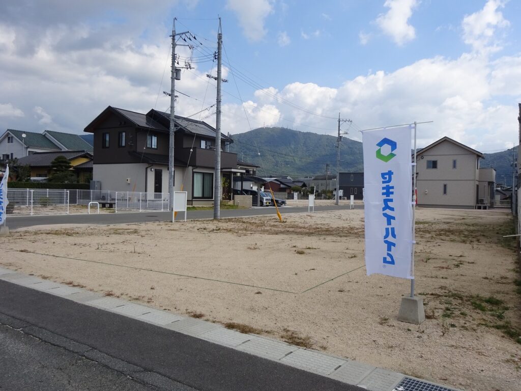 安心安全のセキスイハイムの分譲地です。