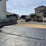 区画の奥行きもあり広がりを感じて頂く事ができる敷地形状です。