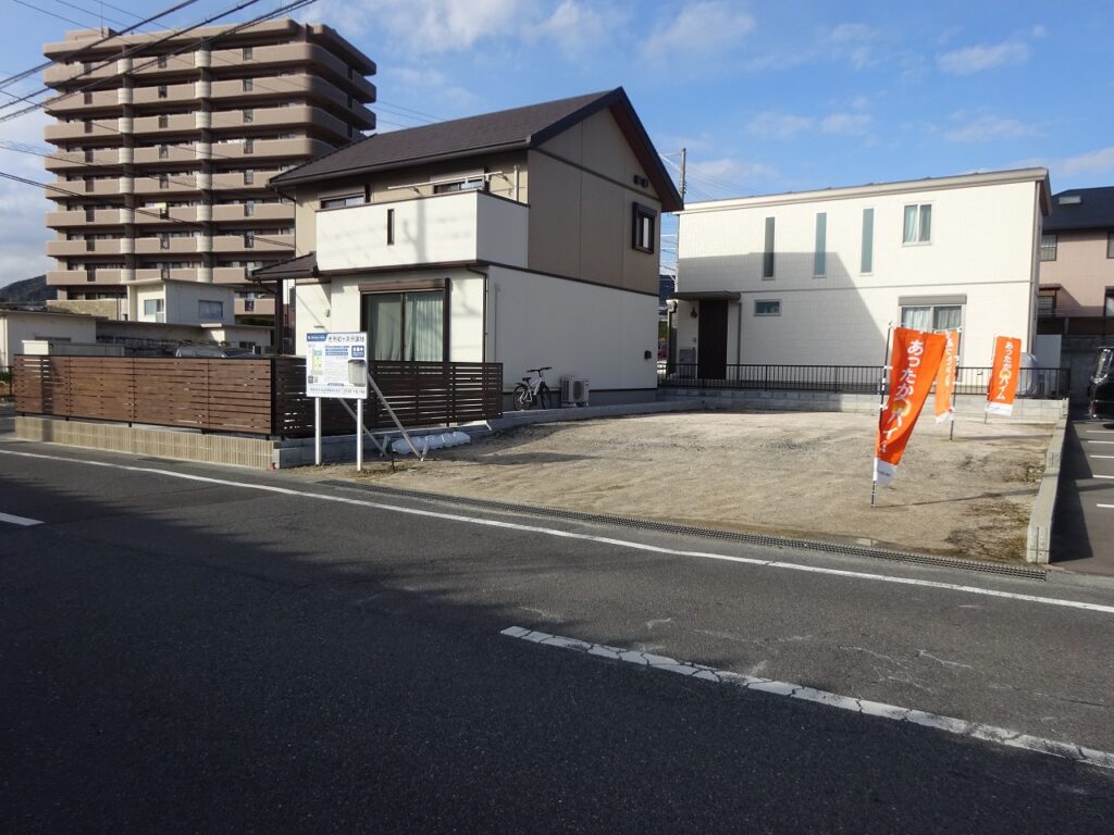 安心安全のセキスイハイムの分譲地です。
