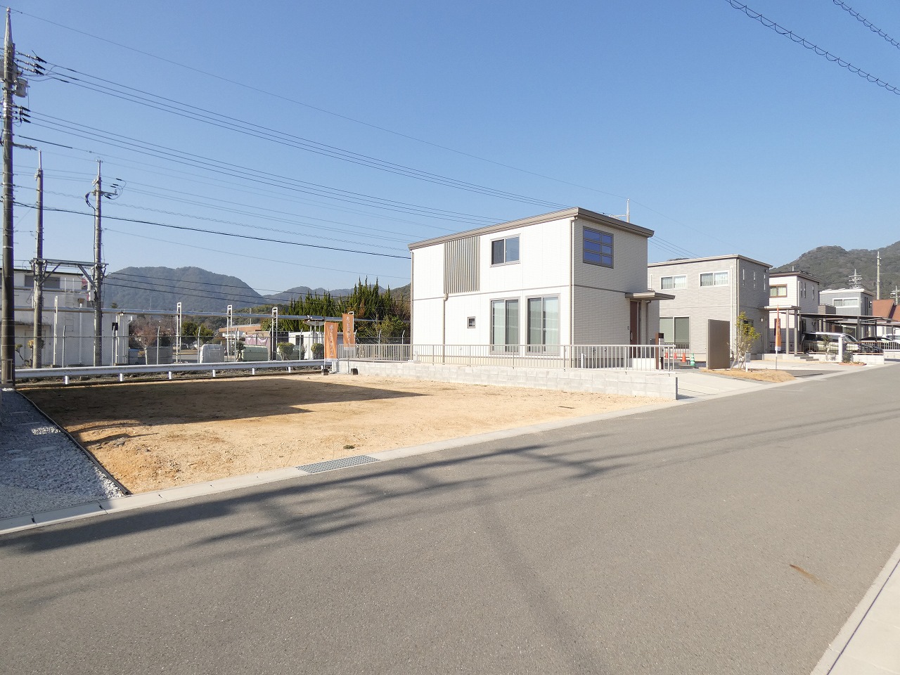 安心安全のセキスイハイムの分譲地です。