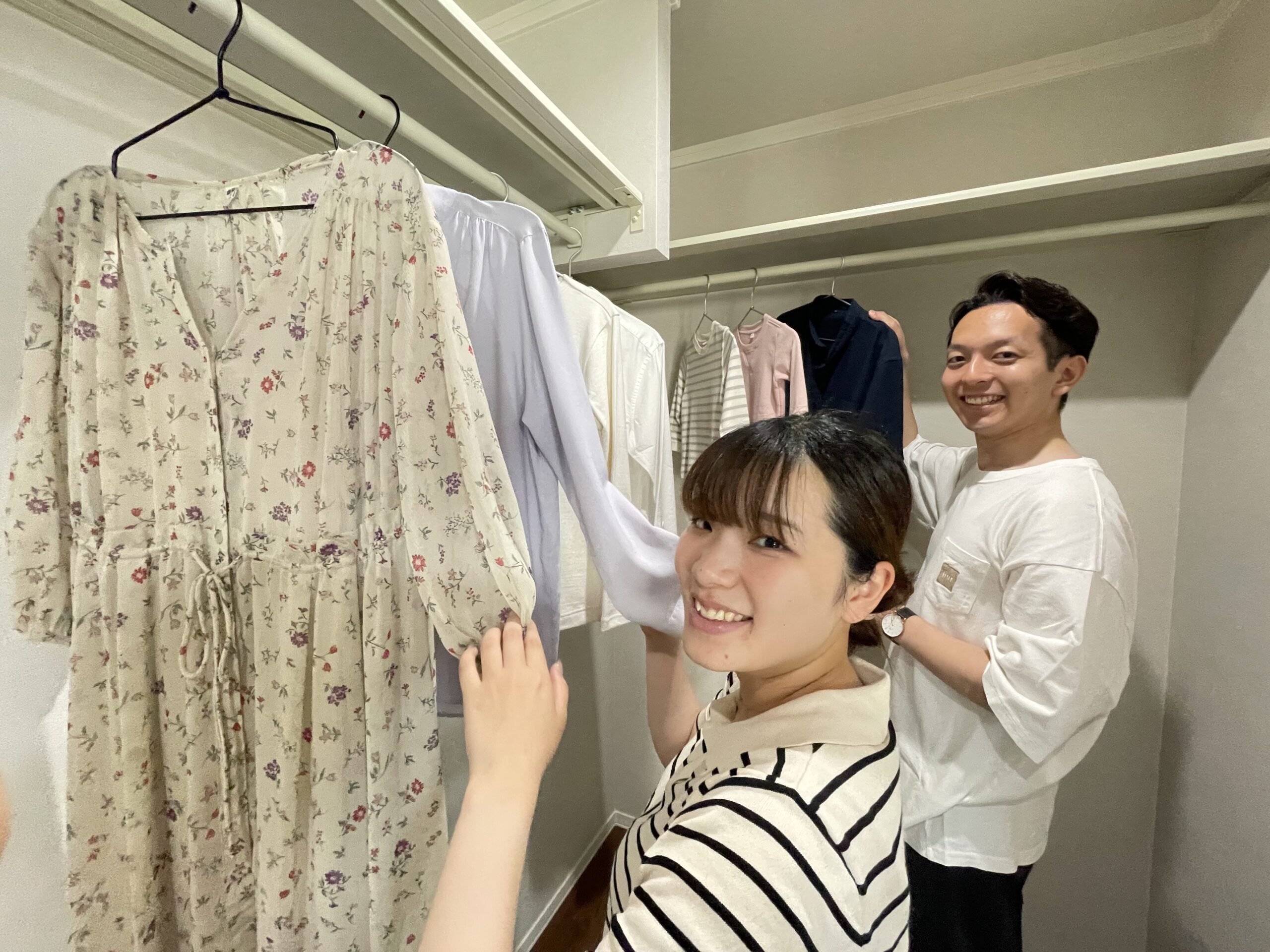 【3畳越えWICで洋服等の収納スペースをしっかり確保！】