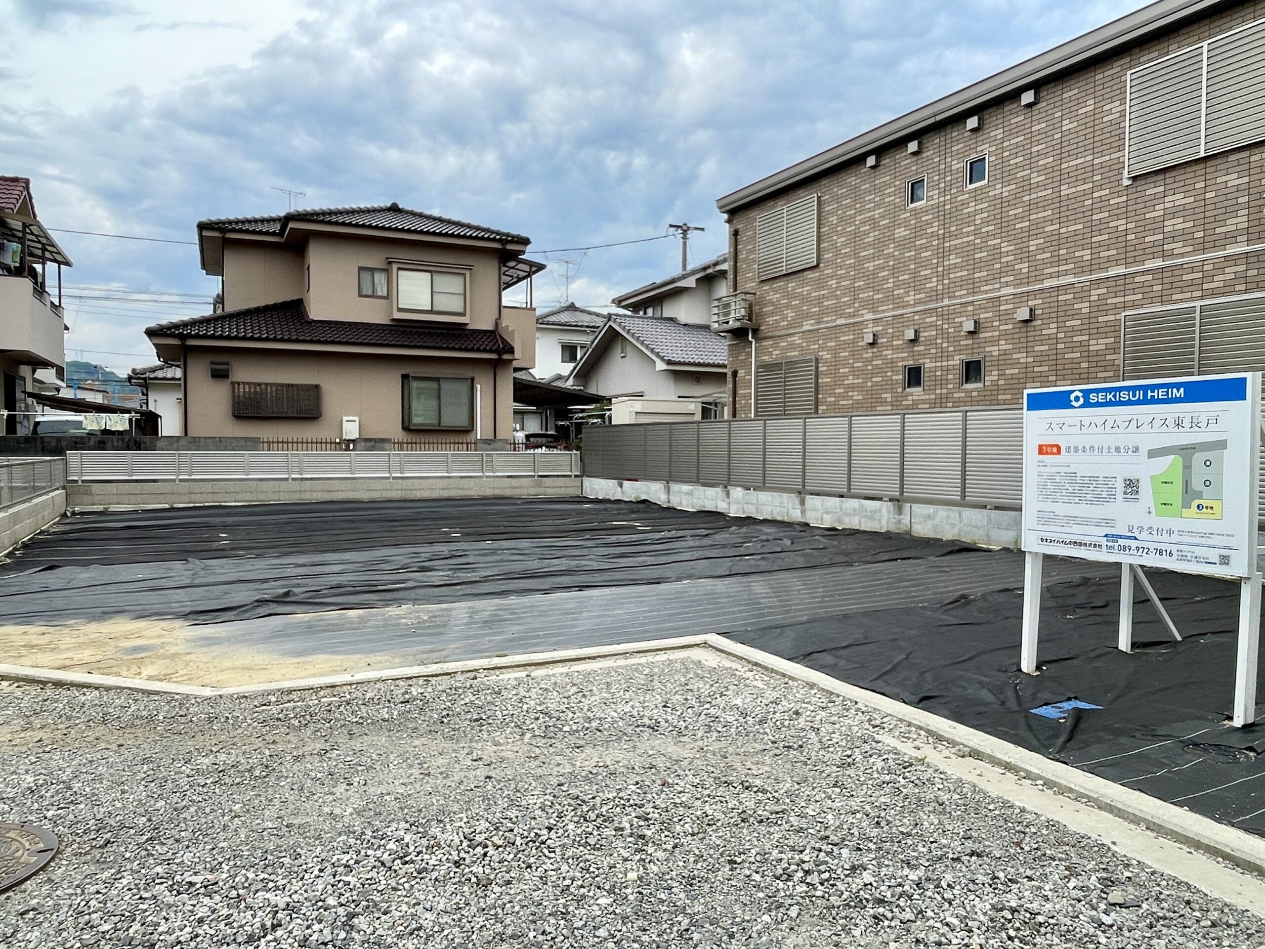 回転帯に接続した区画につき車の駐車もしやすくなっています