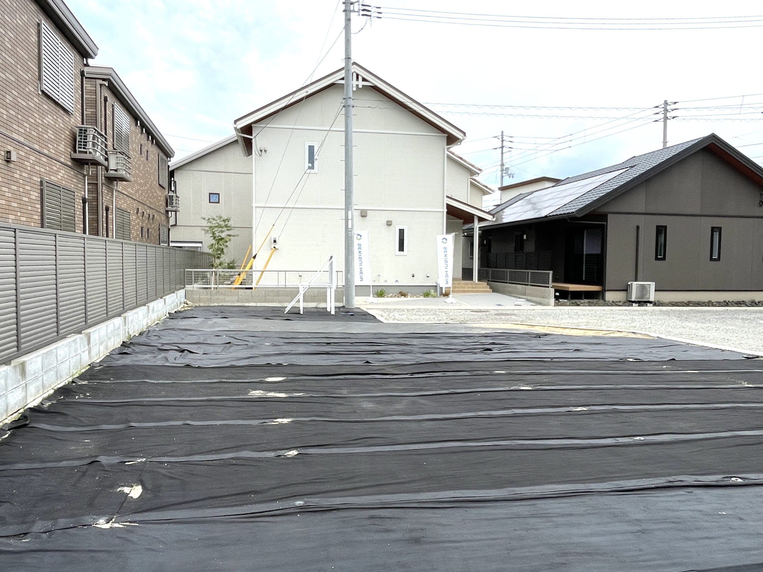 47.74坪の東西に長い区画につき多彩なプランニングが可能