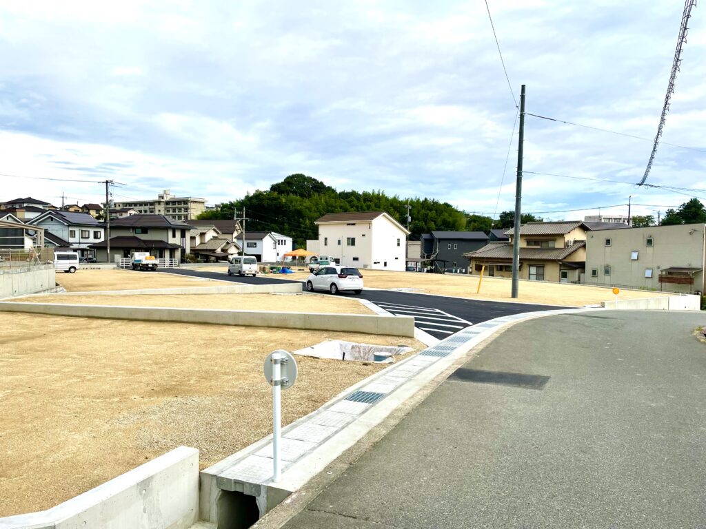 2023/09/10撮影　造成完了後の状態です。