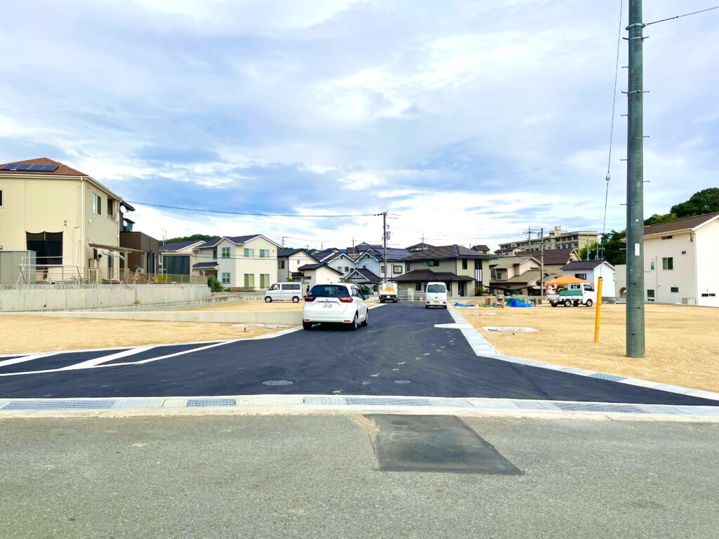 2023/09/10撮影　造成完了後の状態です。