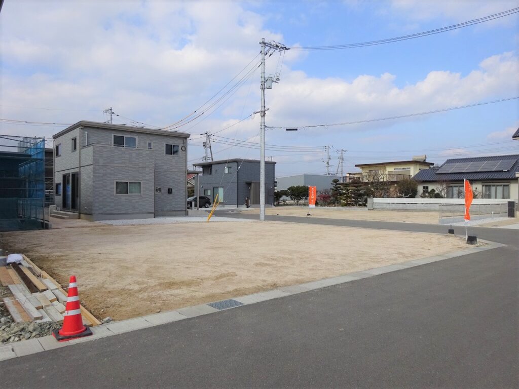 安心安全のセキスイハイムの分譲地です。