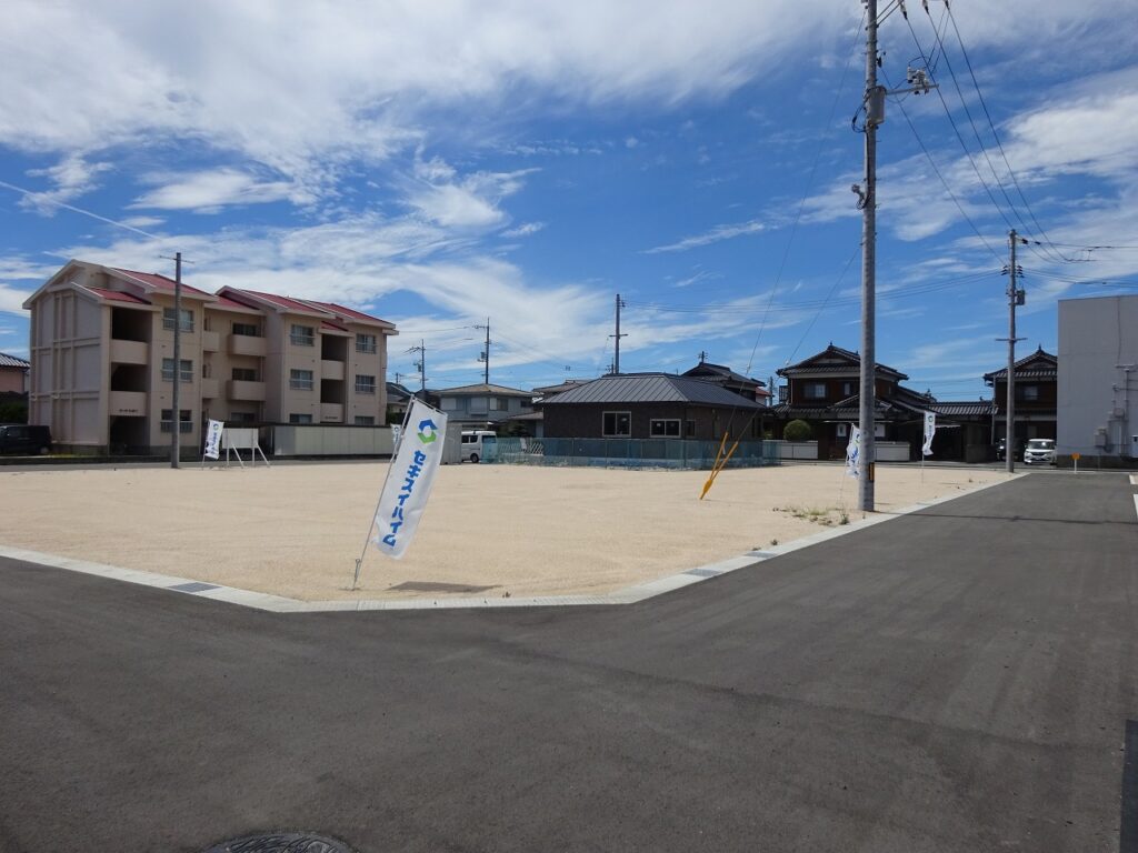 安全のセキスイハイムの分譲地です。