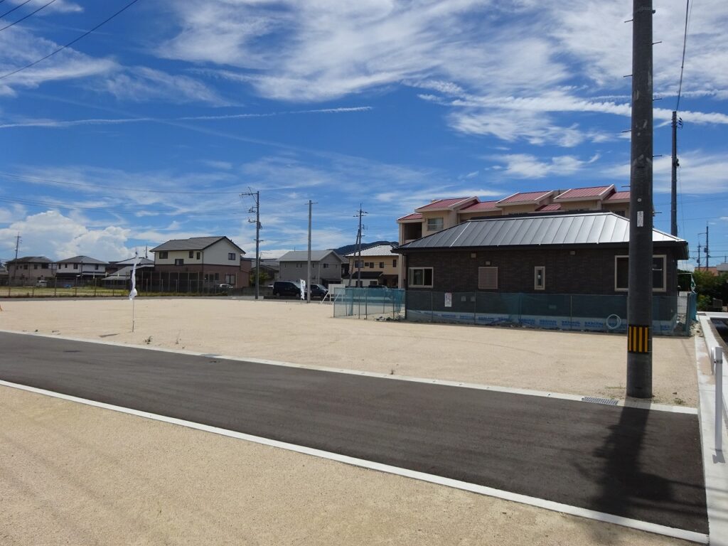 団地内道路は行き止まりとなっております。
