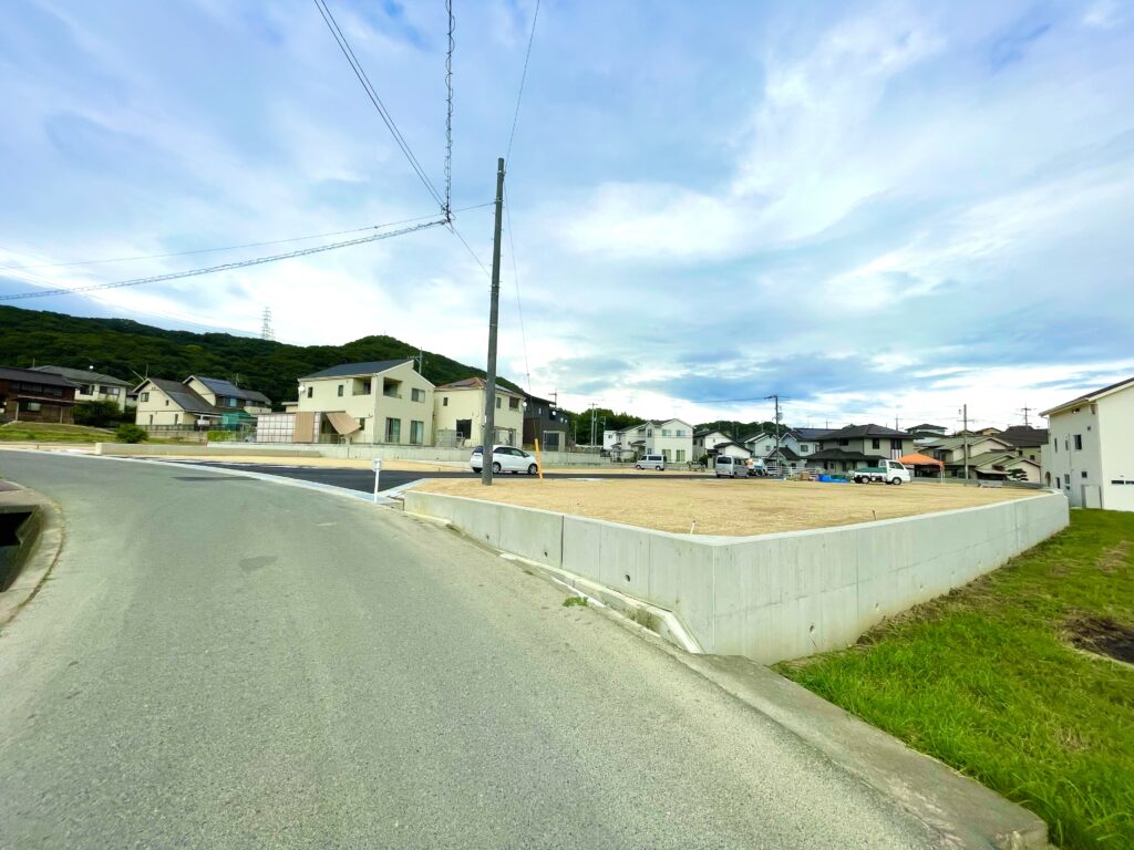 2023/09/10撮影　造成完了後の状態です。