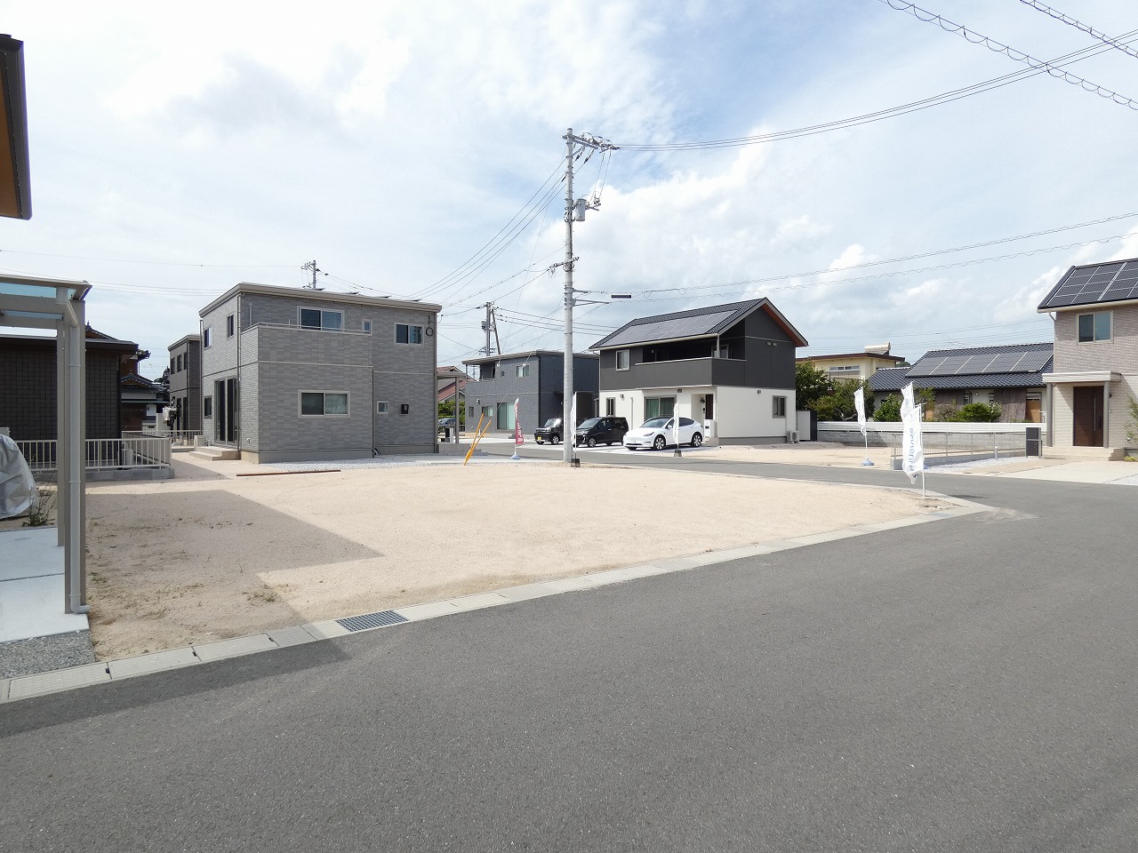 安心安全のセキスイハイムの分譲地です。