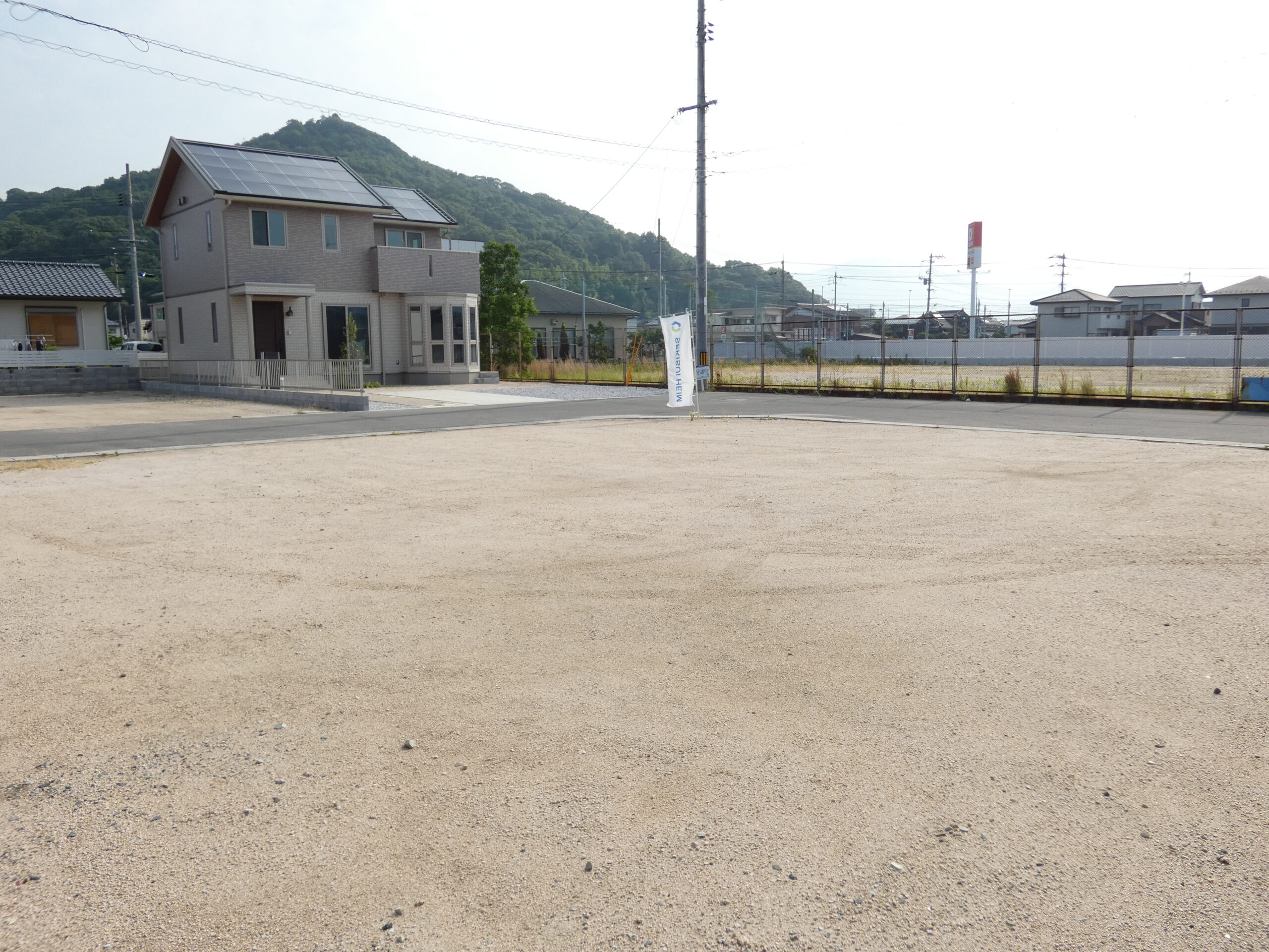 安心安全のセキスイハイムの分譲地です。