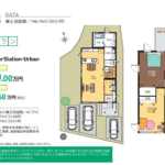 参考例⑤号地：土地価格/1040万円建物価格/3341.4万