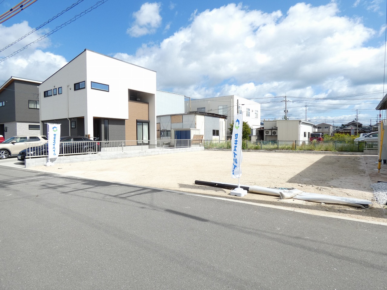 安心安全のセキスイハイムの分譲地です。