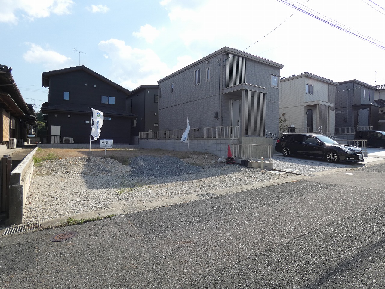 安心安全のセキスイハイムの分譲地です。