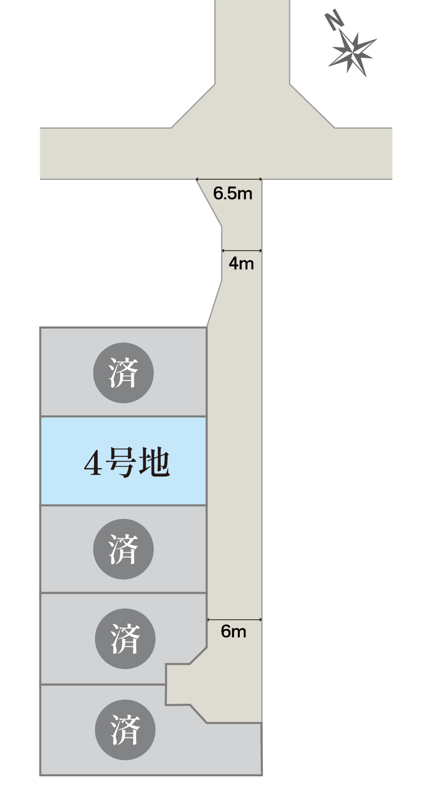 西小串三丁目2期区画図