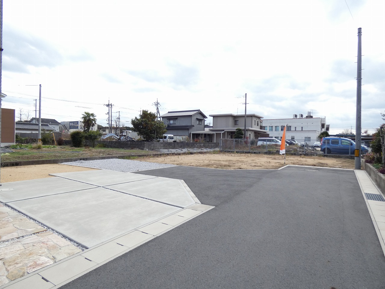 安心安全のセキスイハイムの分譲地です。