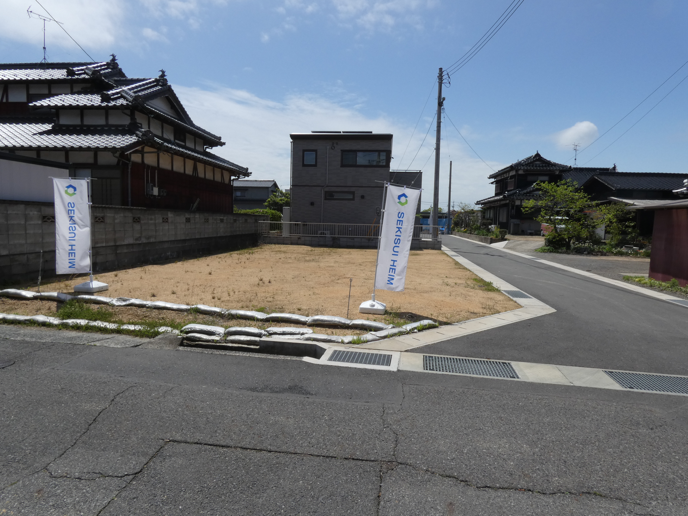 安心安全のセキスイハイムの分譲地です。