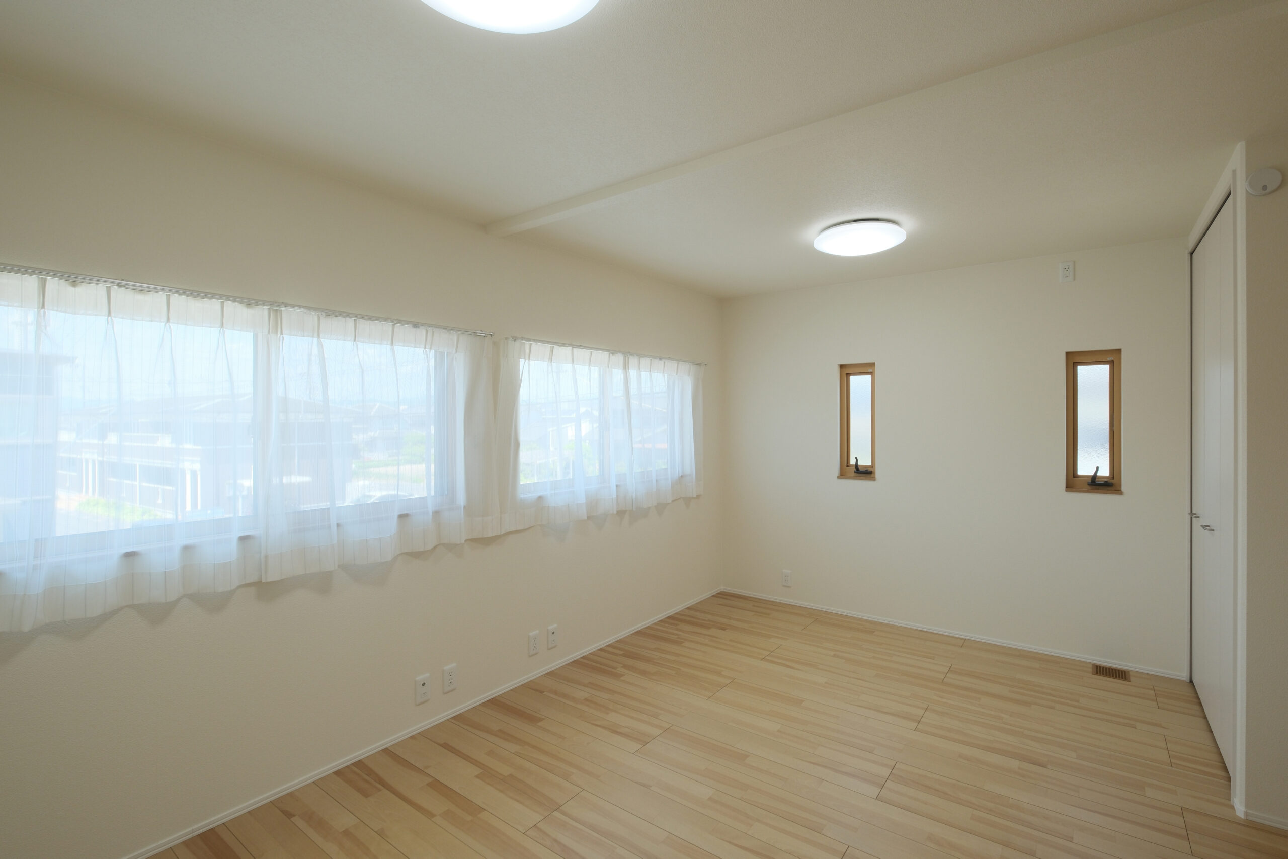 【子ども部屋】広々お使い頂けるように一つの大空間に！