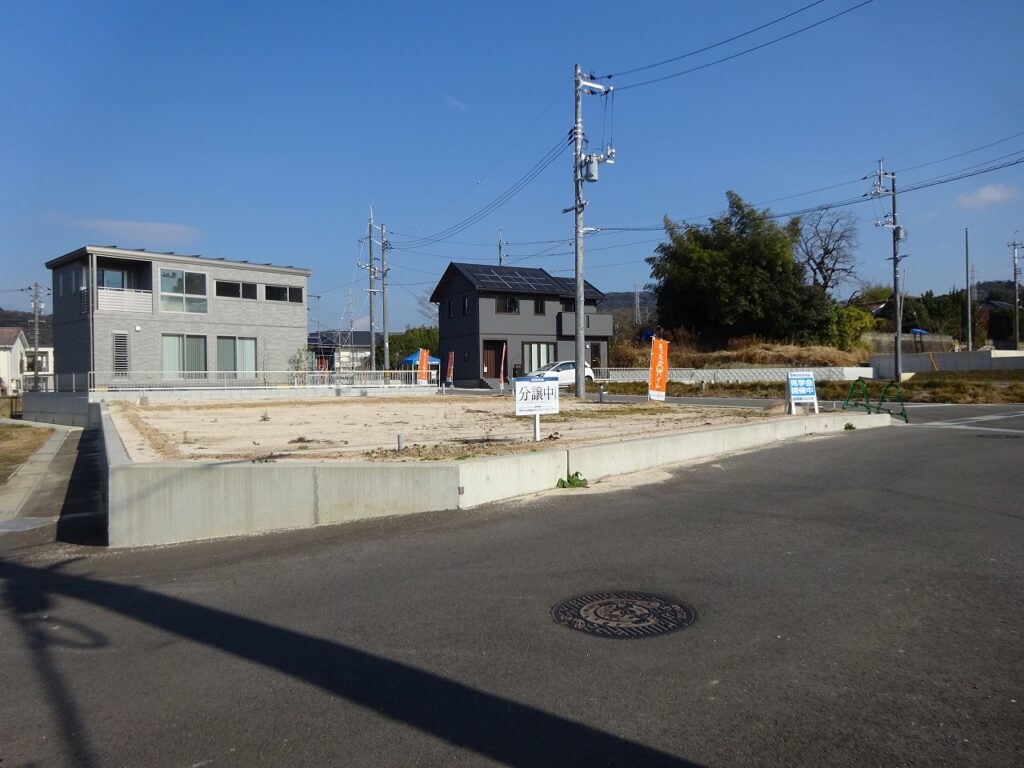 安心安全のセキスイハイムの分譲地です。