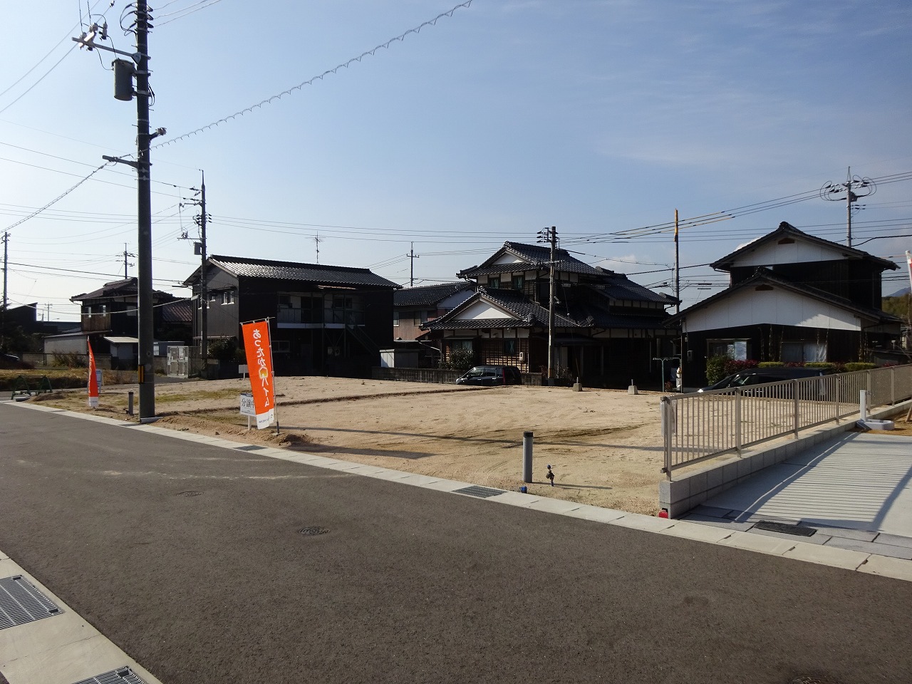 安心安全のセキスイハイムの分譲地です。