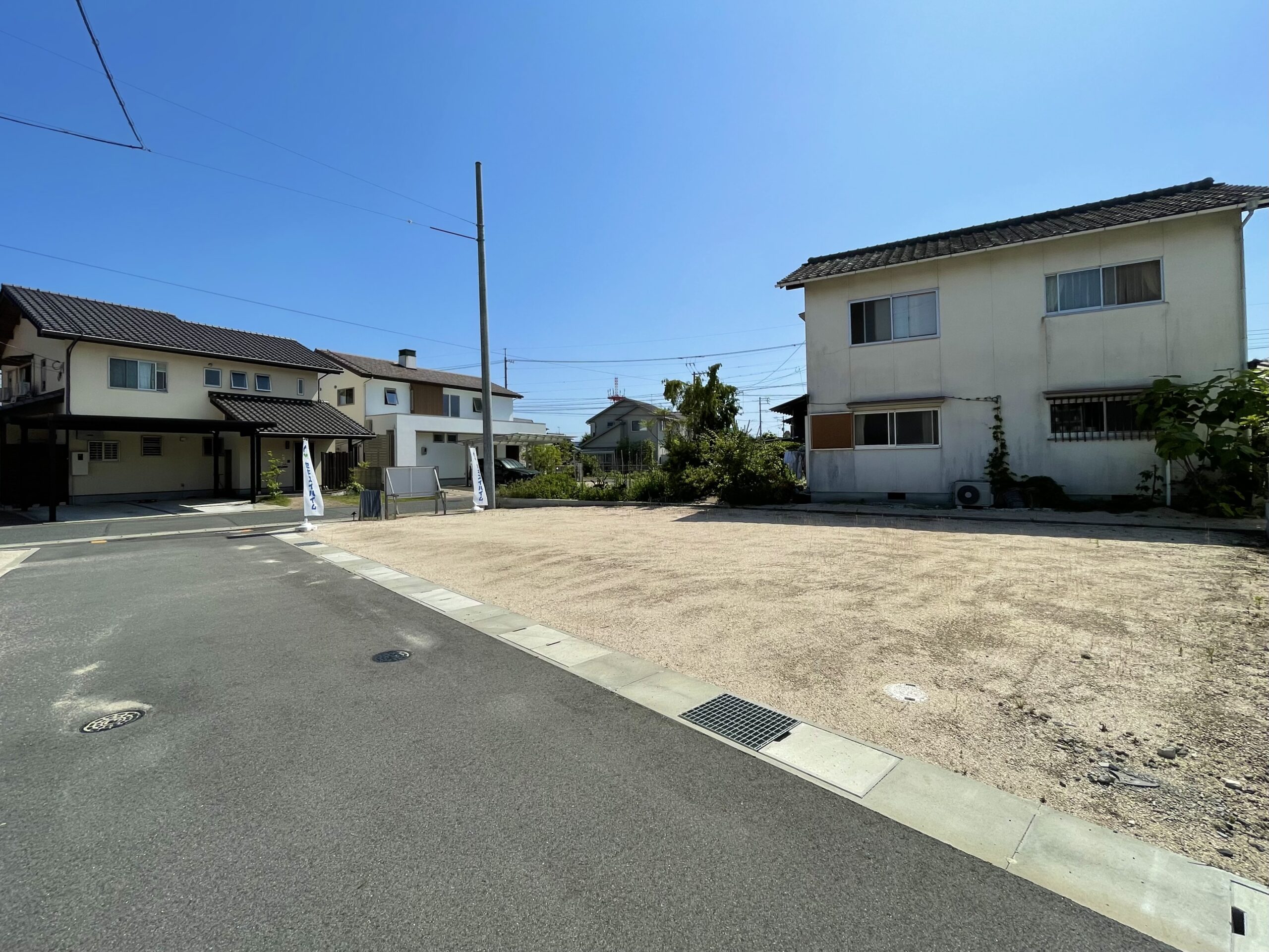分譲地内道路でお子様も安心です♪