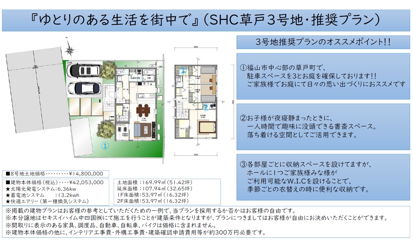 3号地＜推奨プラン例＞