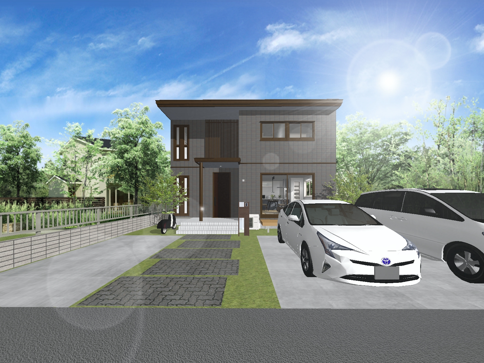 8号地＜建物プラン例・外観＞