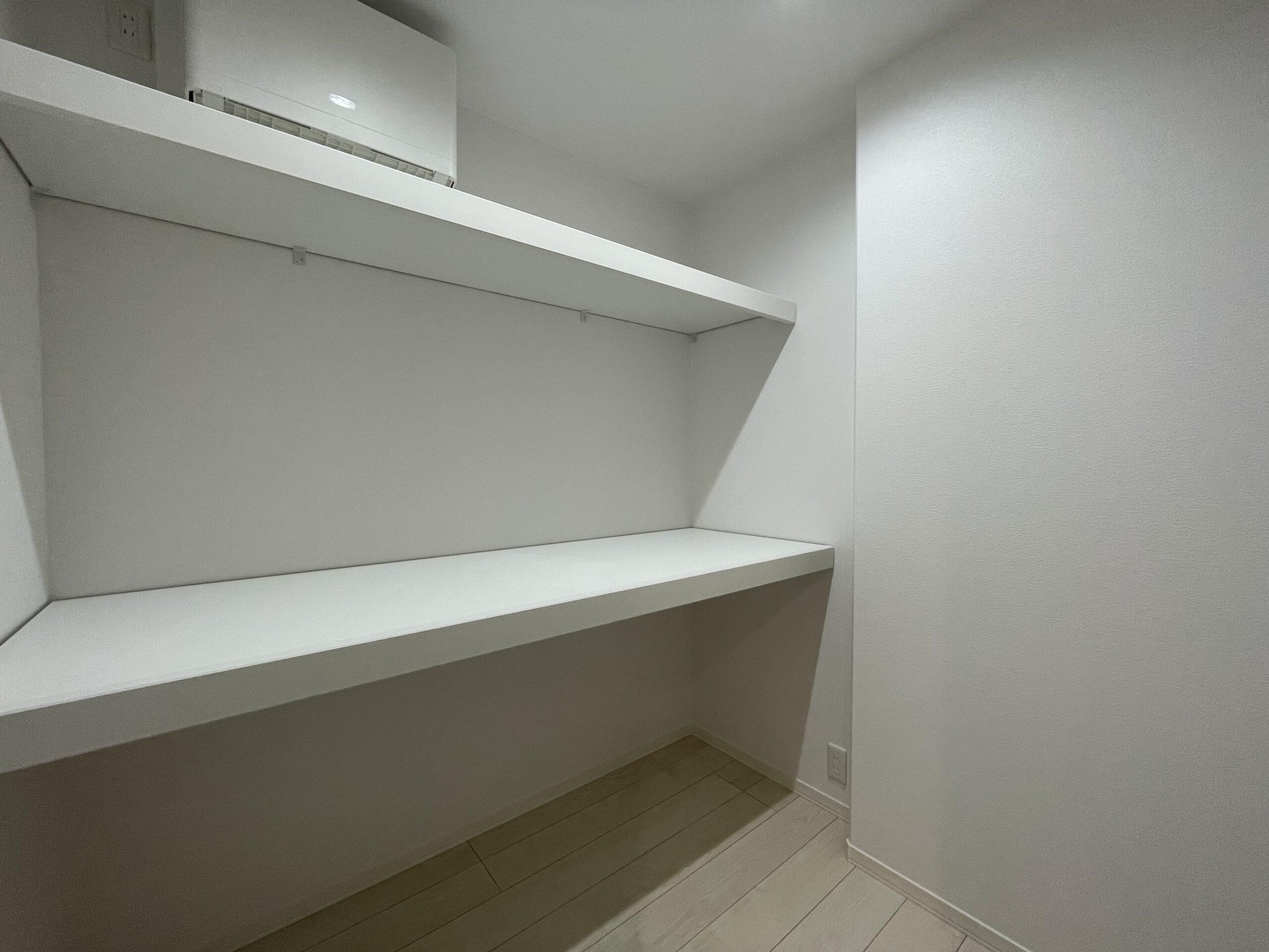 季節ものもたっぷり収納できる納戸（2026.2撮影）