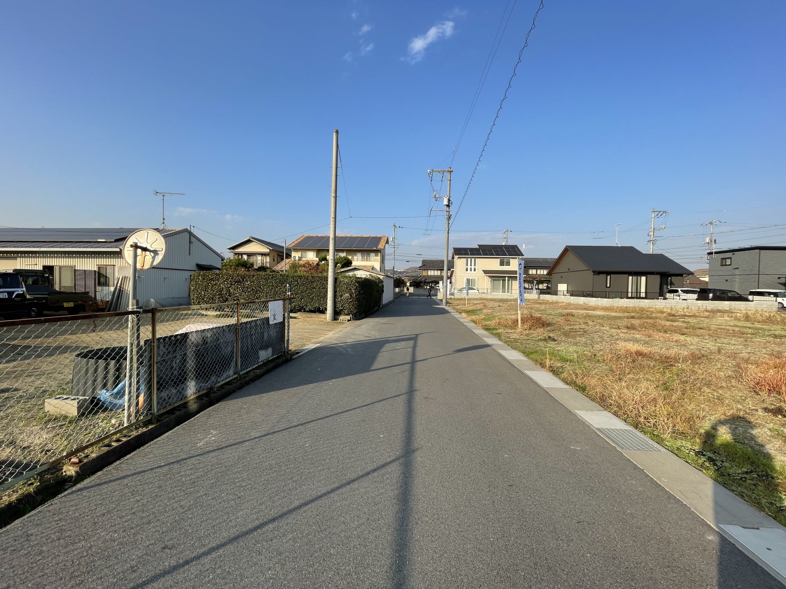 2・3・4号地　前面道路