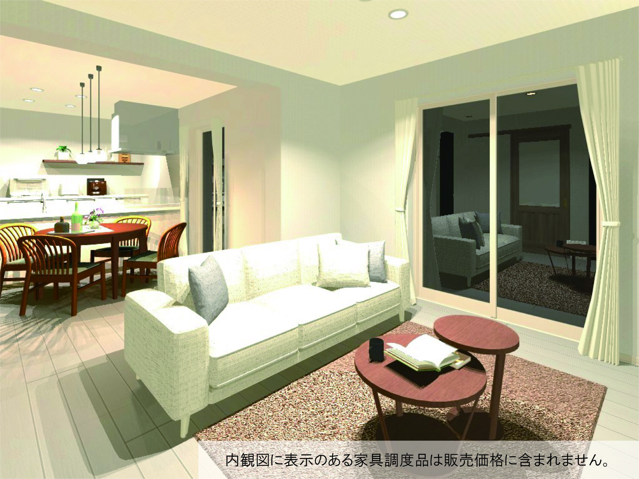 広々LDKです！（完成予想内観パース）