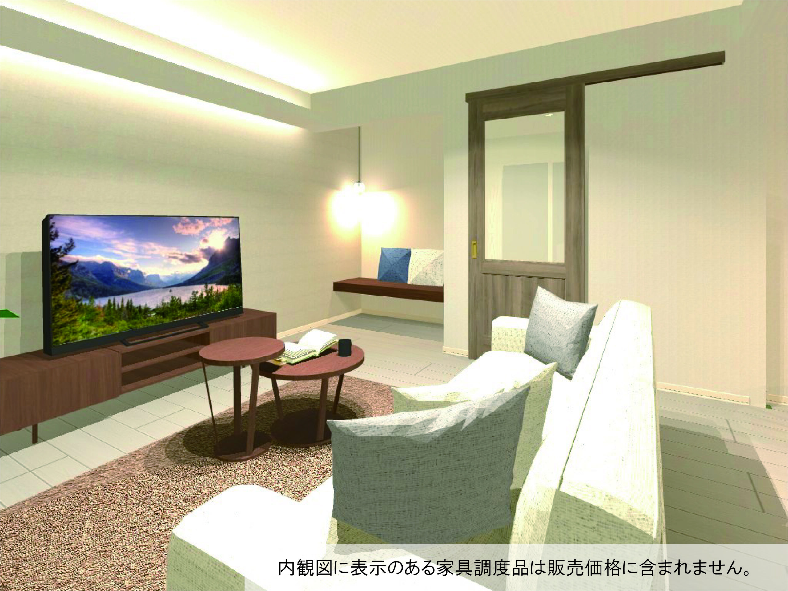 ヌック付きです♪（完成予想内観パース）