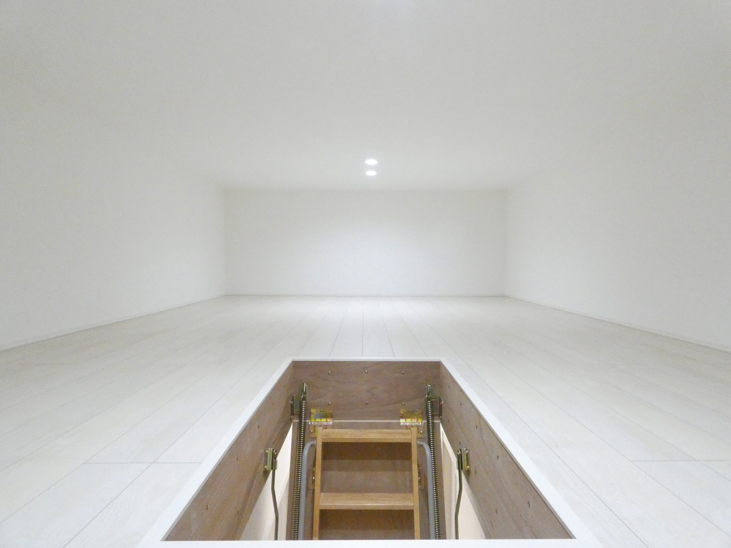 ホールにある小屋裏収納。（2025.07撮影）