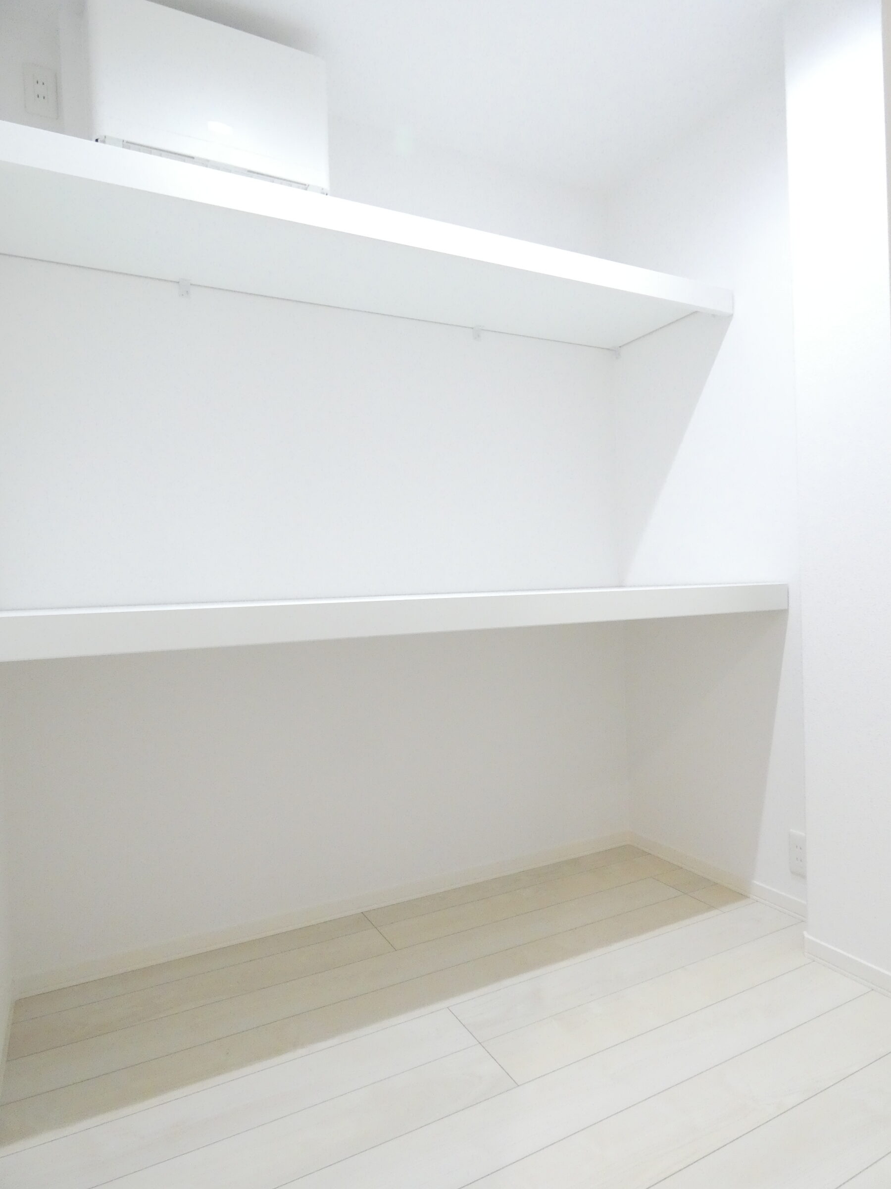 季節ものもたっぷり収納できる納戸（2026.3撮影）