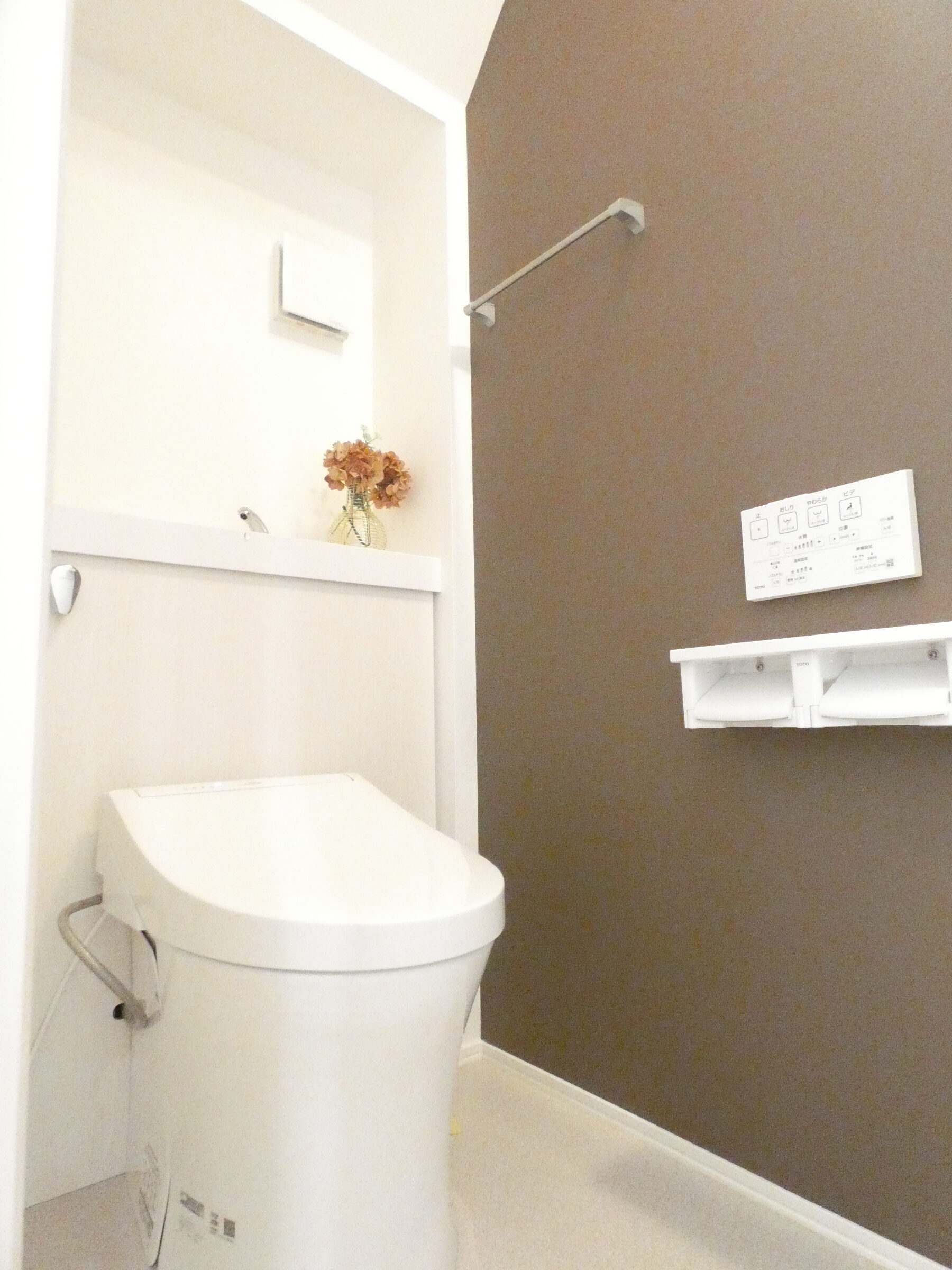 落ち着いた雰囲気のトイレです。（2026.4撮影）