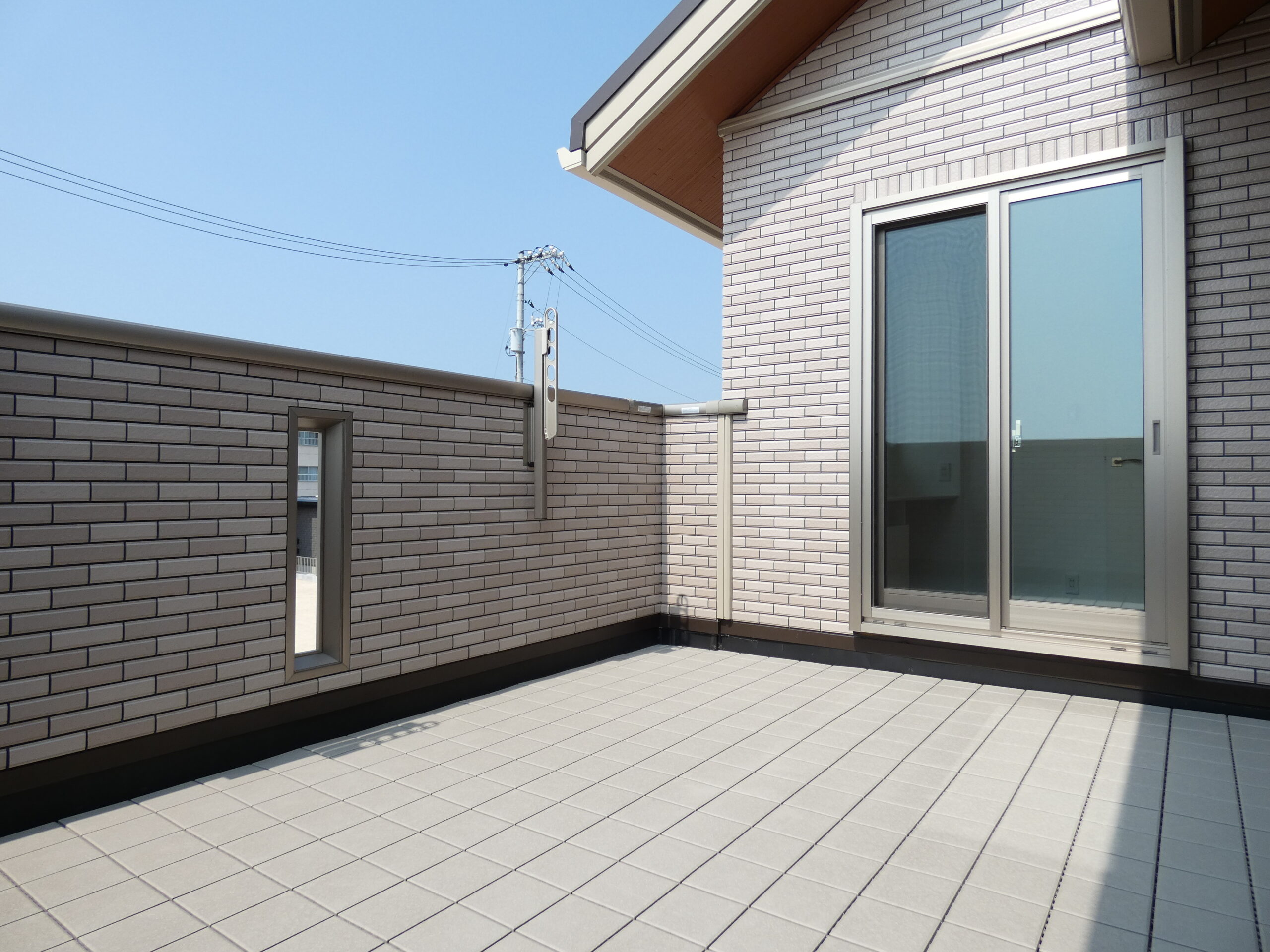 広々としたバルコニーです。（2025.07撮影）