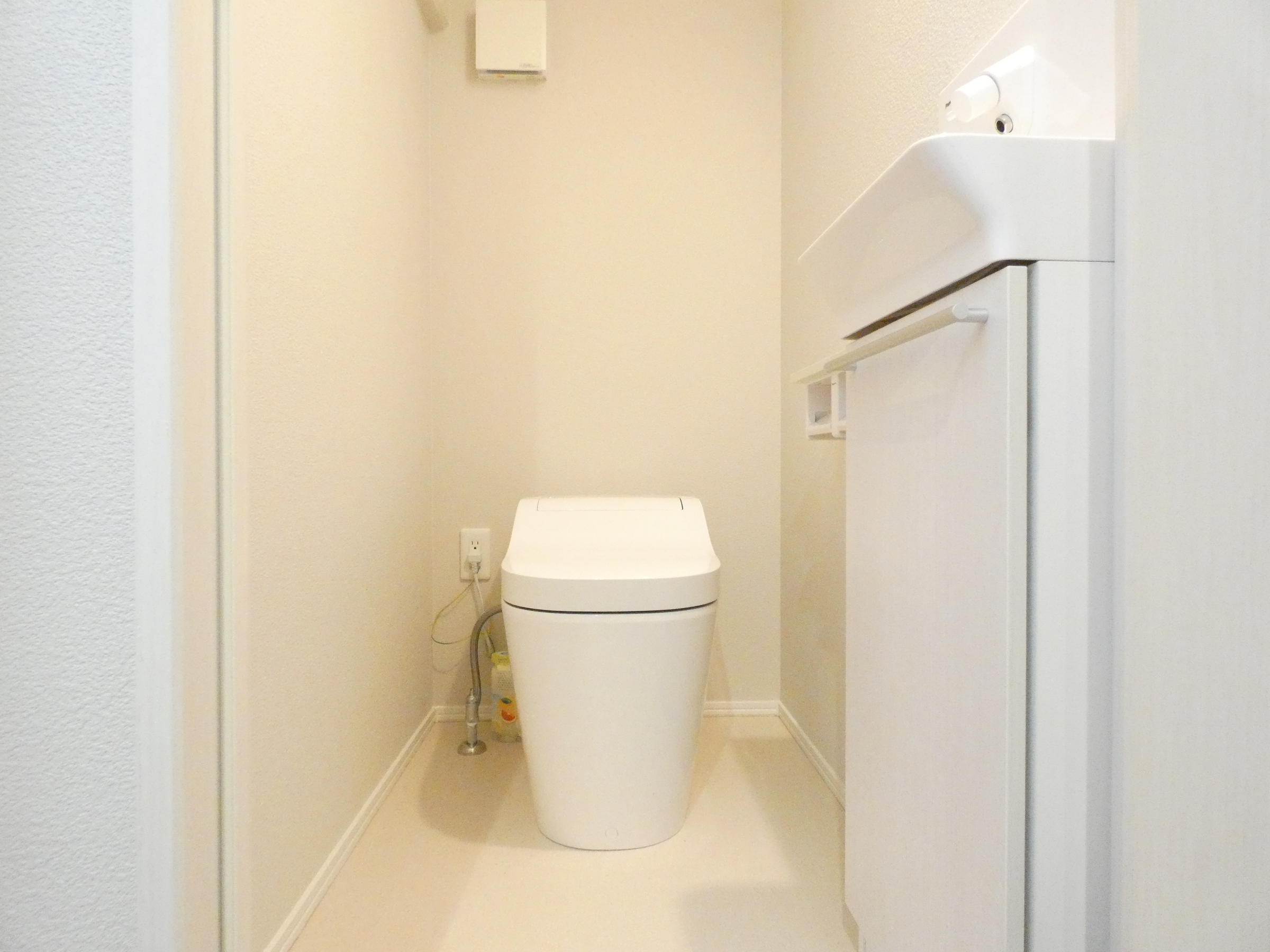 清潔感のあるトイレです。