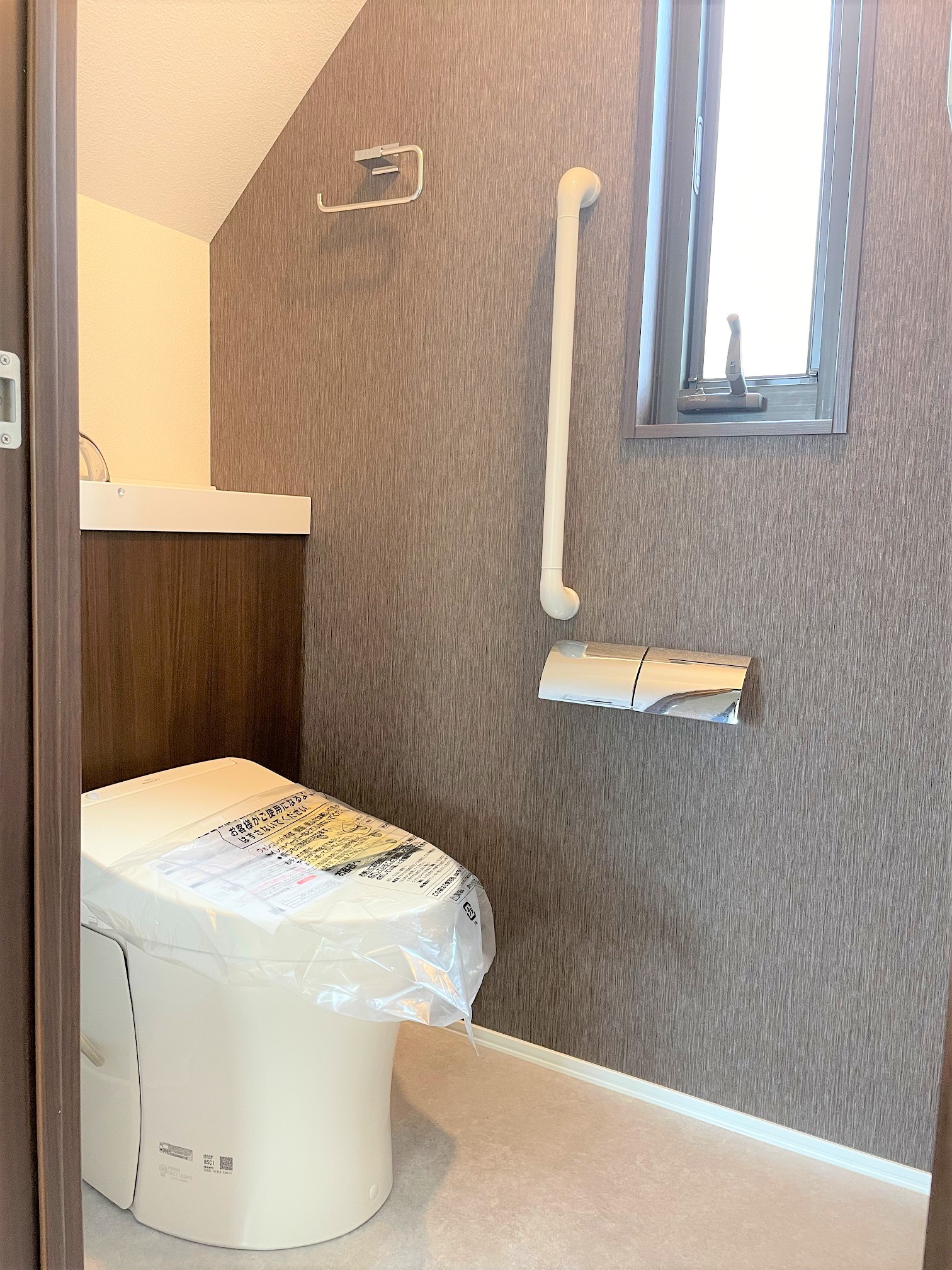落ち着いた雰囲気のトイレです。（2025.04撮影）