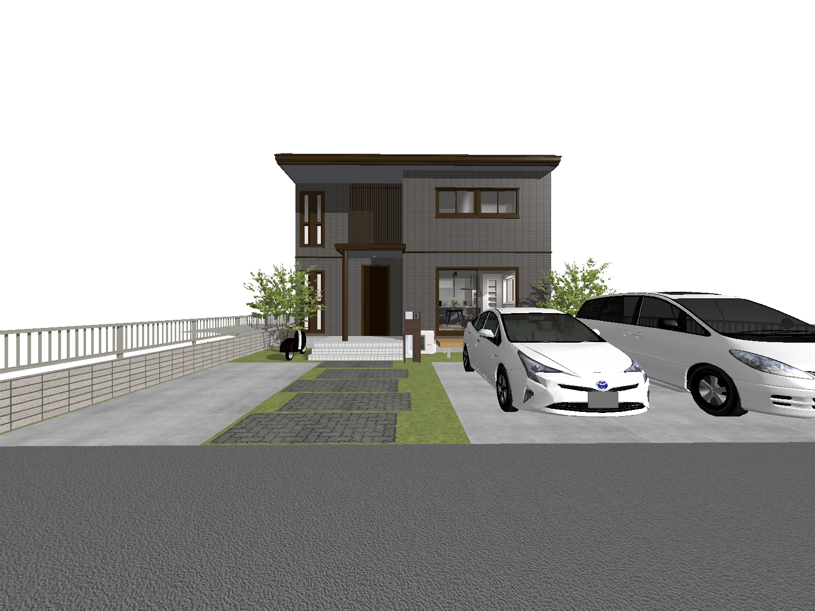 8号地＜建物プラン例・外観＞