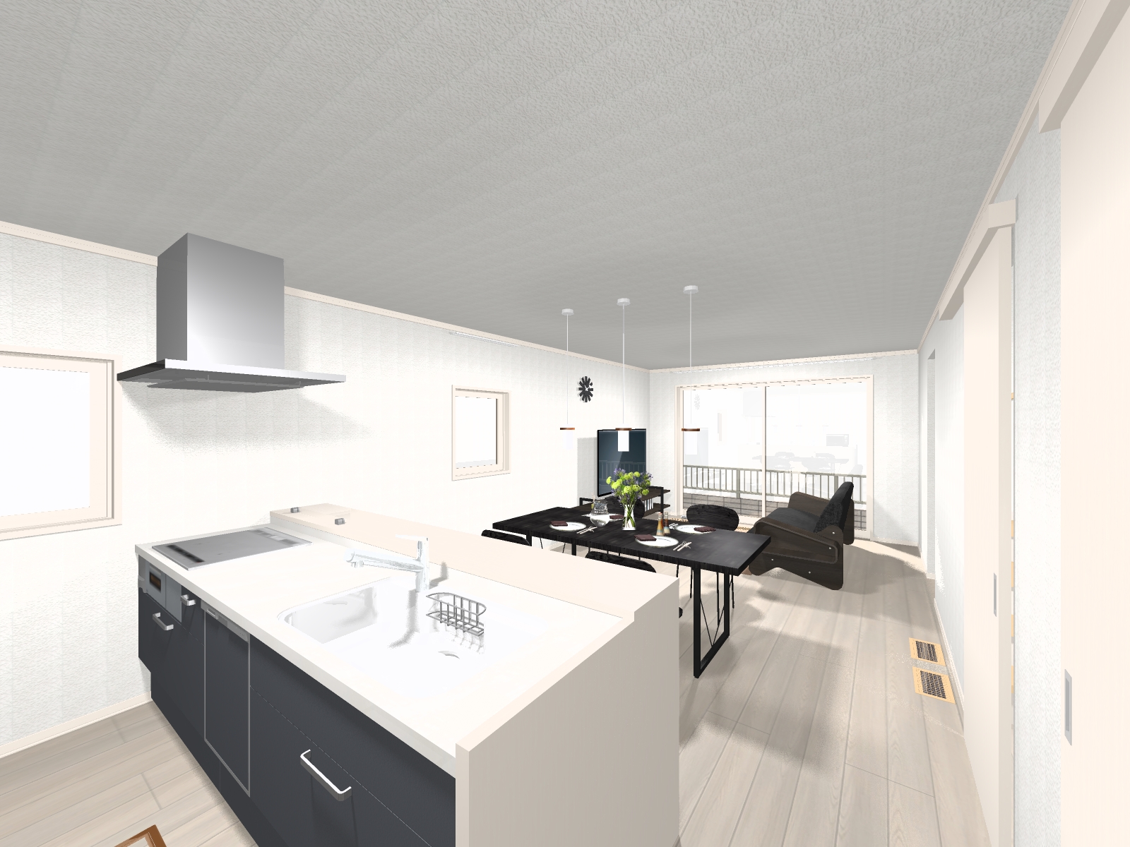 3号地＜建物プラン例・LDK＞