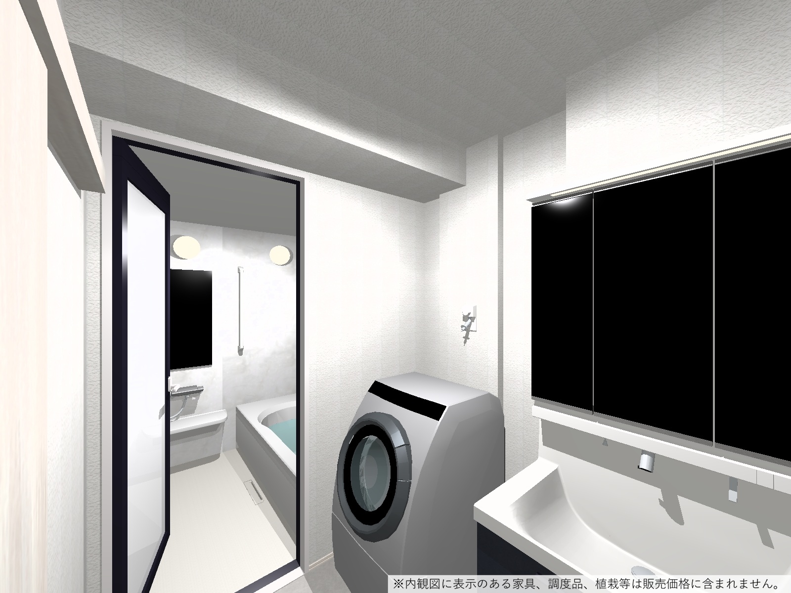 セキスイオリジナルの浴室です！（完成予想内観パース）