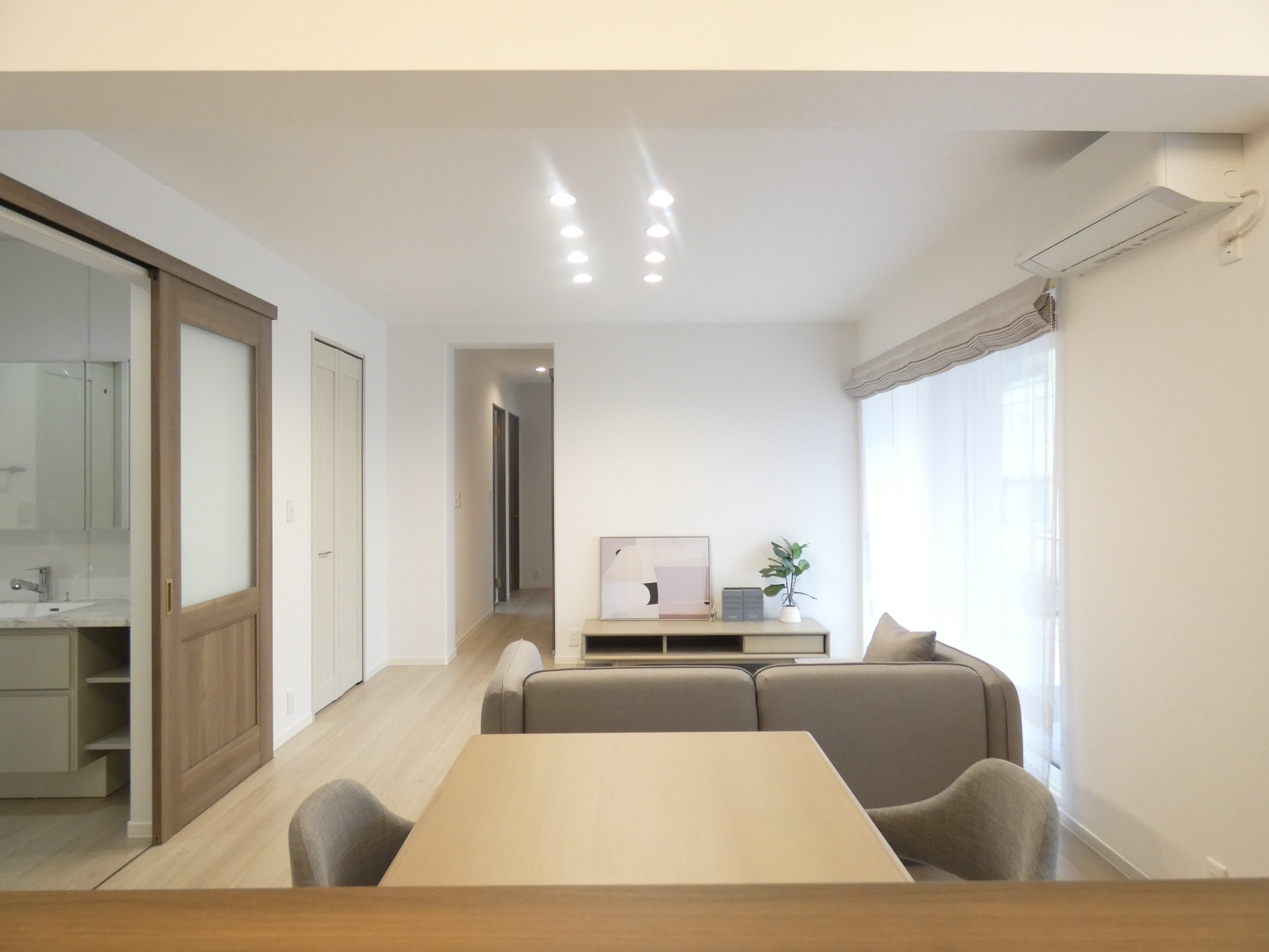 一直線のＬＤＫは視線が通ります。（2026.4撮影）